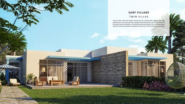 twin villa 2 BDR in soma bay sea view  - 27